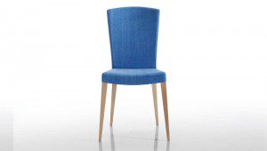 silla de comedor azul archy