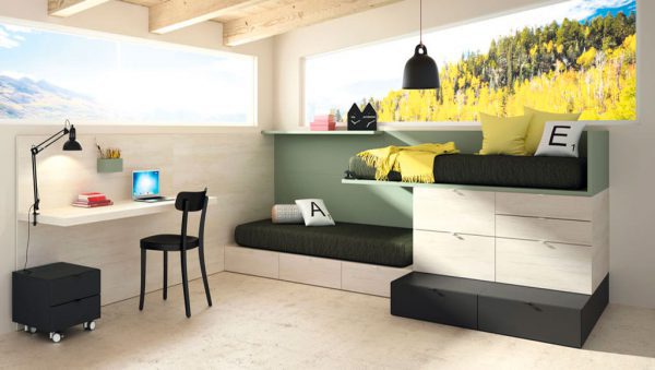 Dormitorio juvenil Montreal del fabricante Lagrama